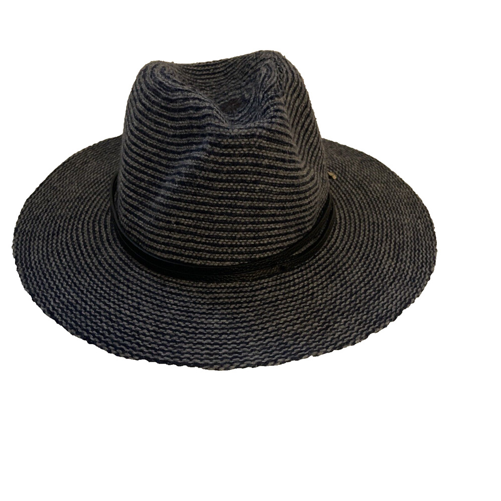 Women’s Vince‎ Camuto Grey and Navy Wool Fedora Hat